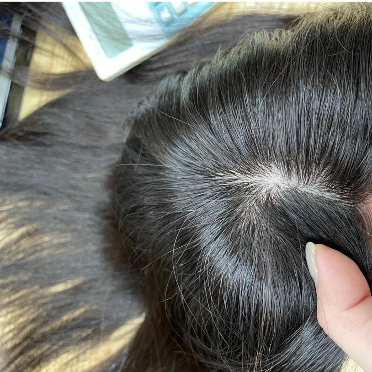 Topper de pelo natural NIZA