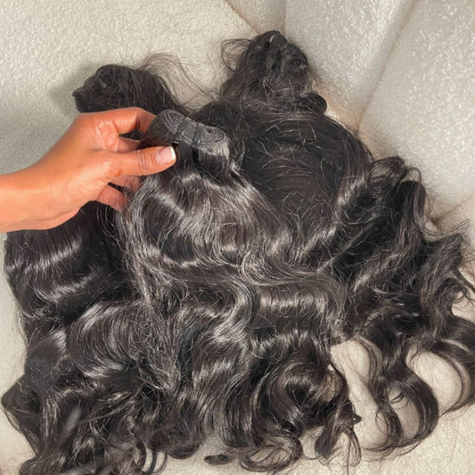 black natural hair extensions