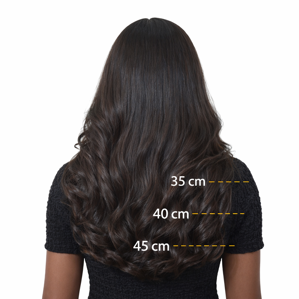 Peluca de Pelo Natural FLORA hecha cabello RAW