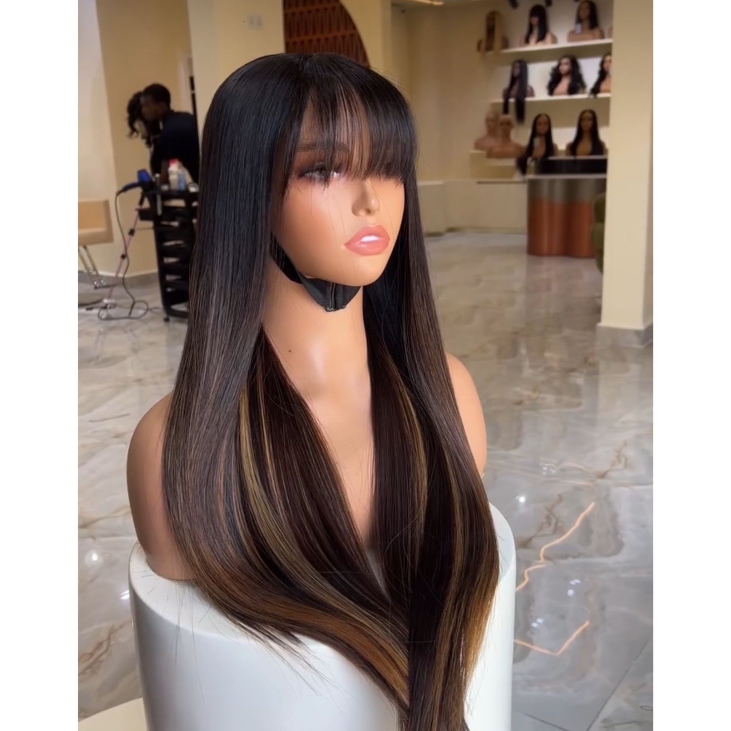 Peluca de Pelo Natural KENZO