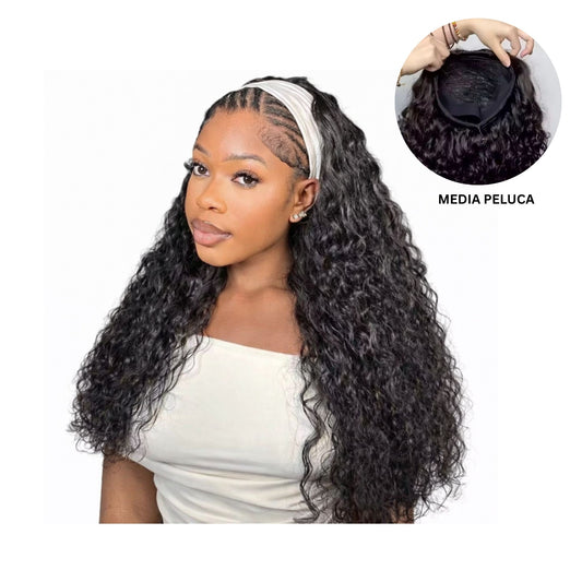 Media Peluca de Pelo Natural NURIA