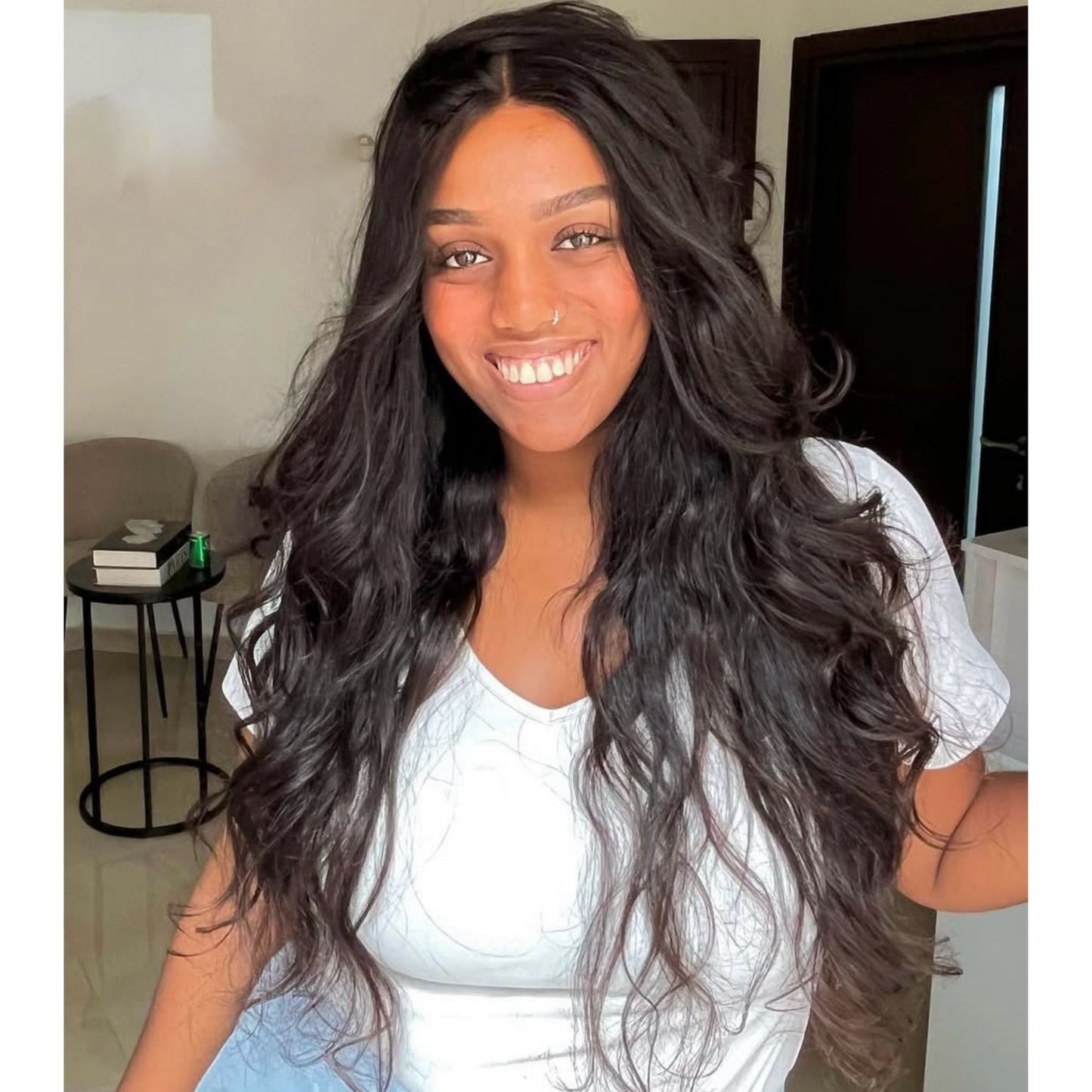 Peluca de pelo natural LATINA