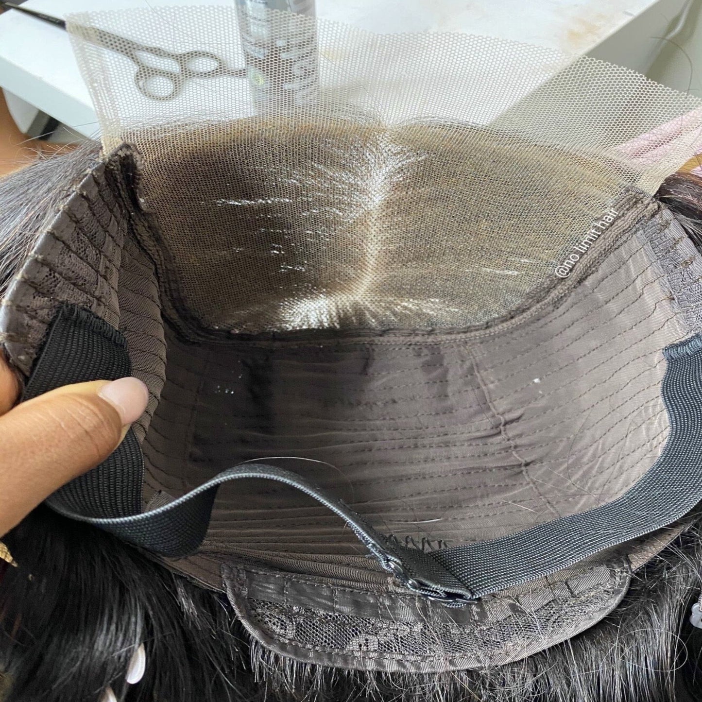 Peluca de pelo natural TITI