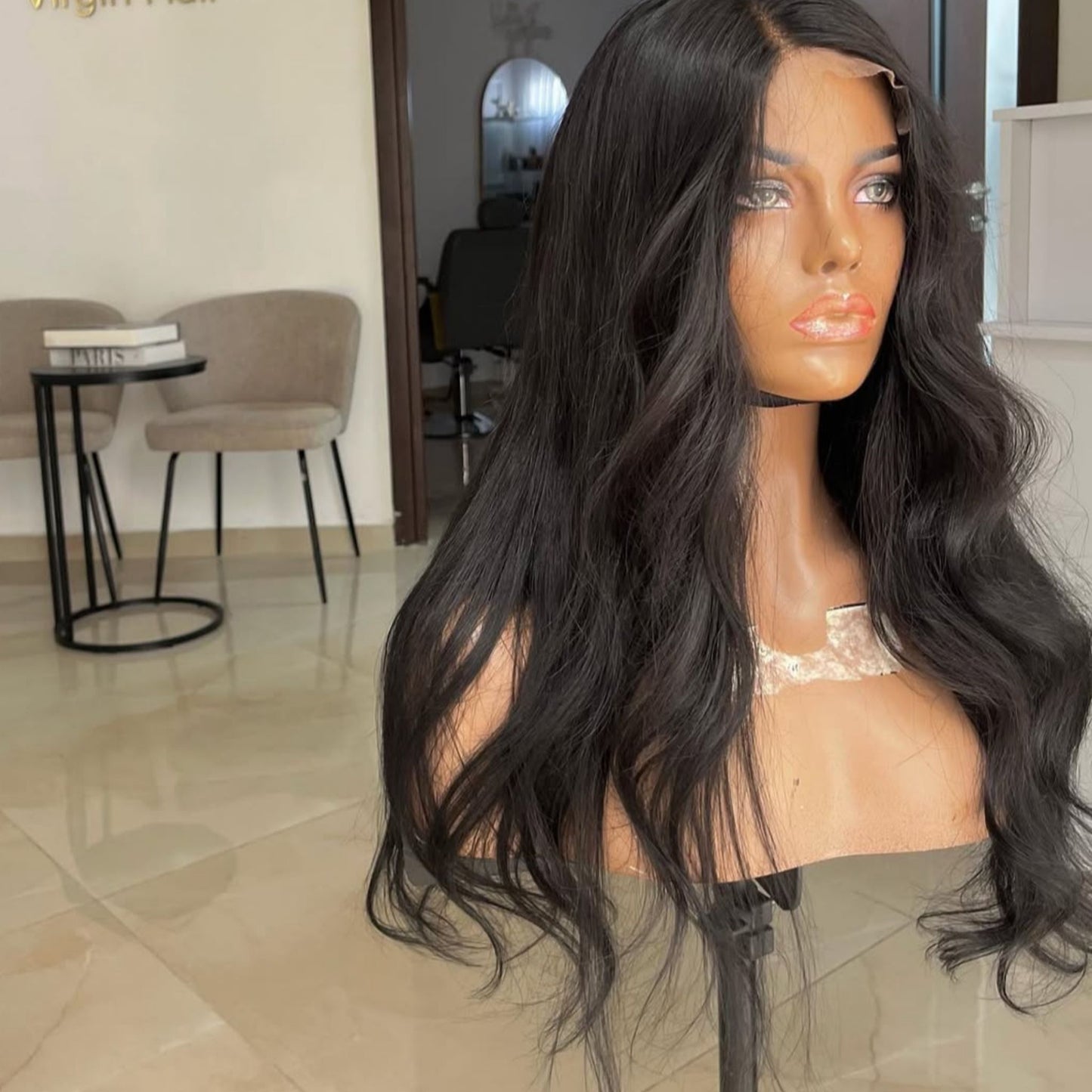 Peluca de Pelo Natural JET