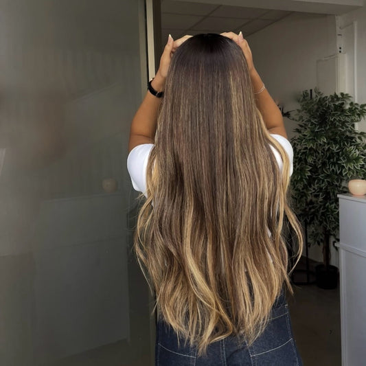 Peluca de Pelo Natural  LUNA