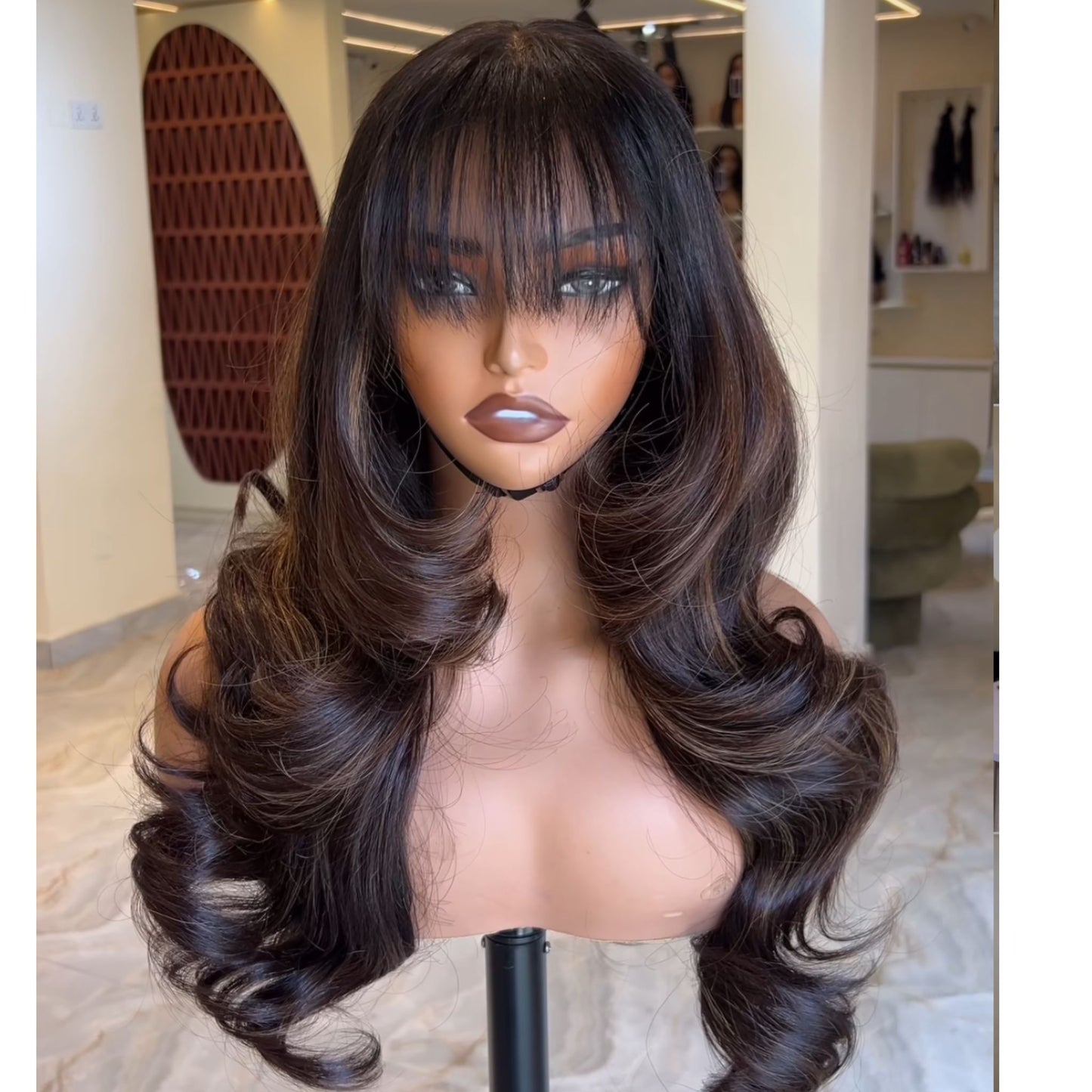 Peluca de Pelo Natural LIZET