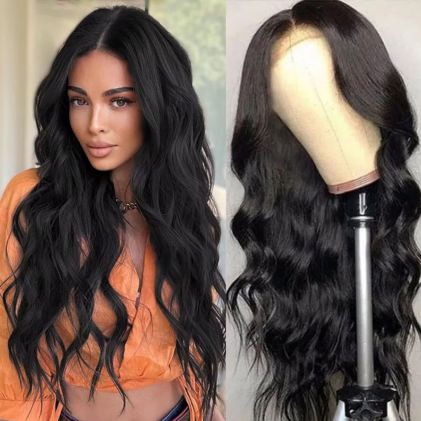 Peluca de Pelo Natural JET