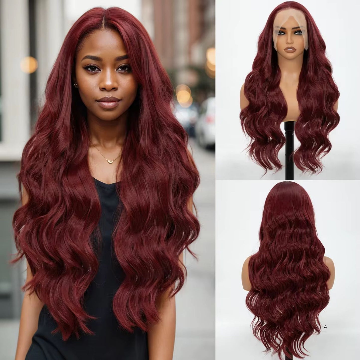 Peluca de Pelo Natural KESHA