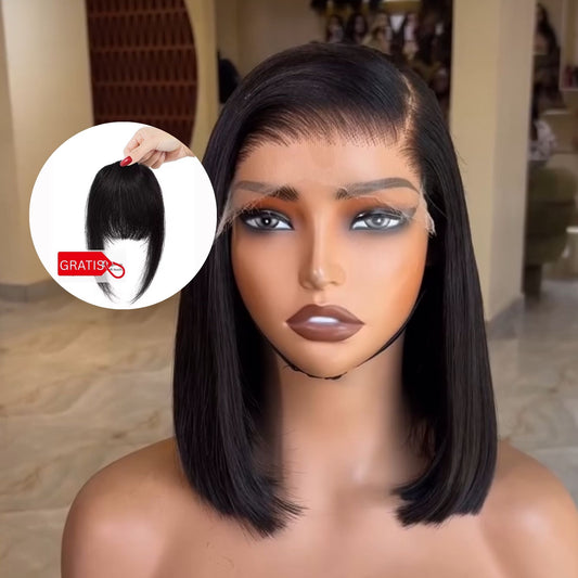 Peluca de Pelo Natural  THE BOB 12"